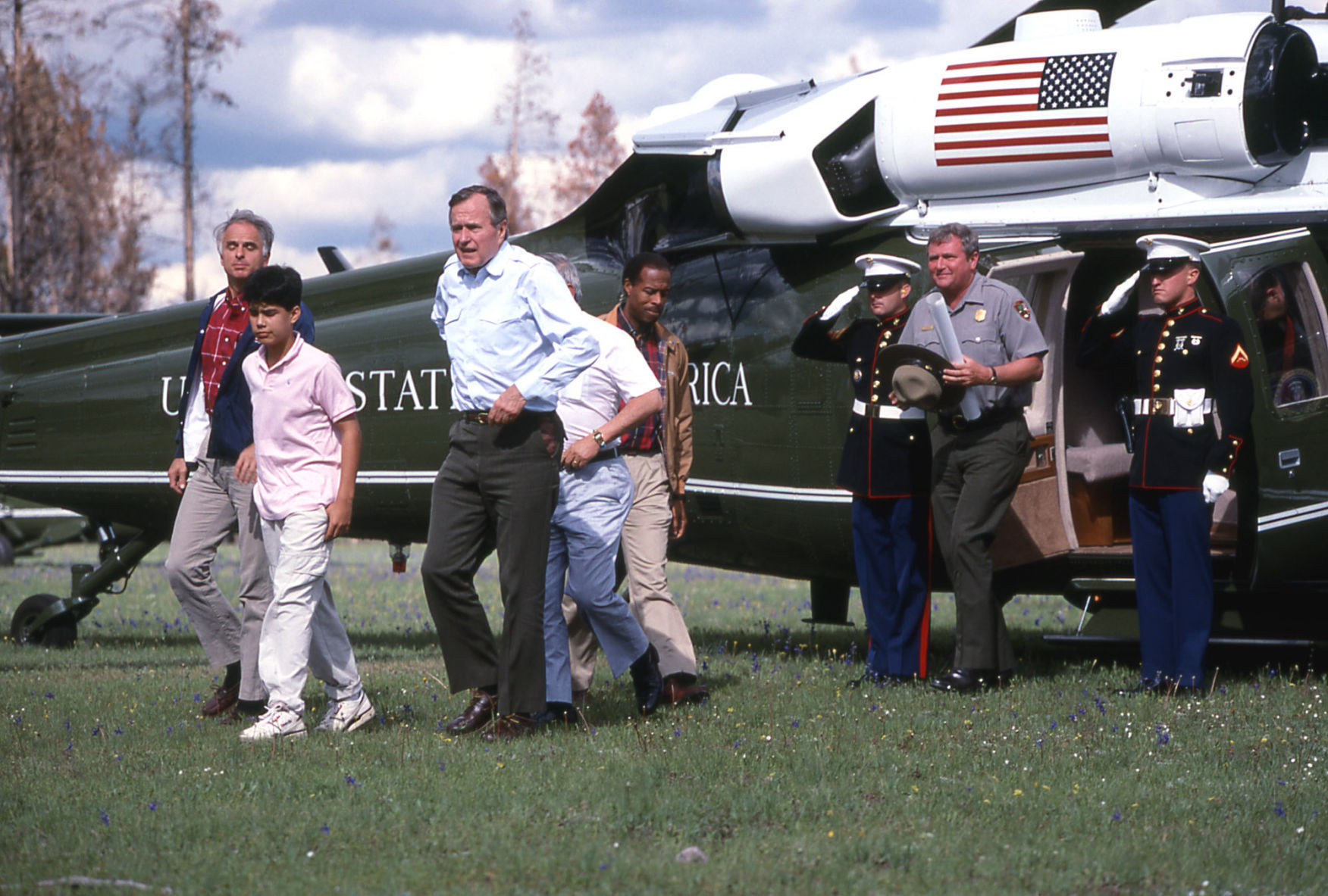 George Bush in Yellowstone